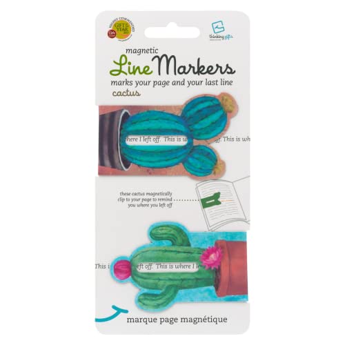 Linemarker Seitenmarker | Buchhalter | Magnetische Lesezeichen 2er Set | Magnet Seitenhalter Clip zum Lesen | Lesezeichen | Geschenkidee für Leser, Buchliebhaber von Gifts for Readers & Writers