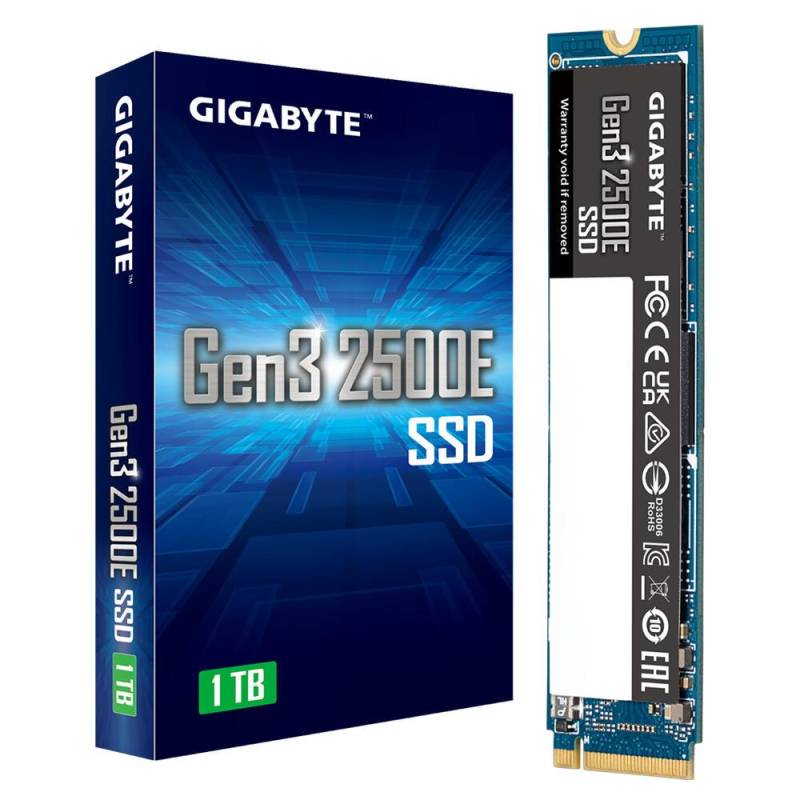 GIGABYTE Gen3 2500E M.2 SSD intern 1 TB von GigaByte