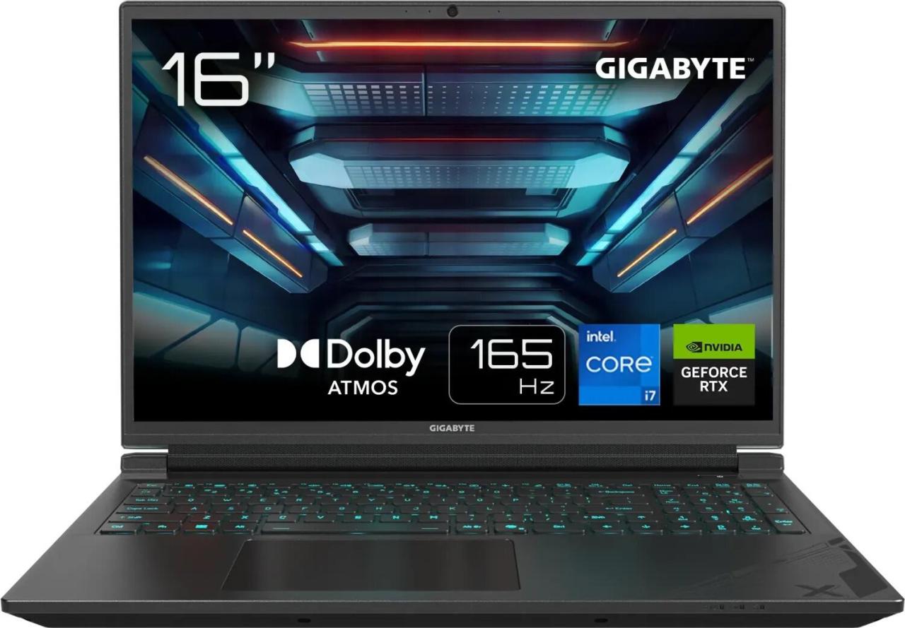 Gigabyte G6X 9KG-43DE854SH Intel Core i7-13650HX Gaming Notebook 40.6cm (16") von GigaByte