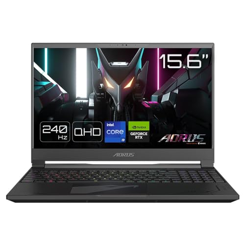 GIGABYTE AORUS 15X Gaming Laptop | 15,6" 240Hz QHD Display | Intel Core i9-13900HX | Nvidia GeForce RTX 4070 | Windows 11 | AORUS 15X ASF-B3DE654SH von Gigabyte