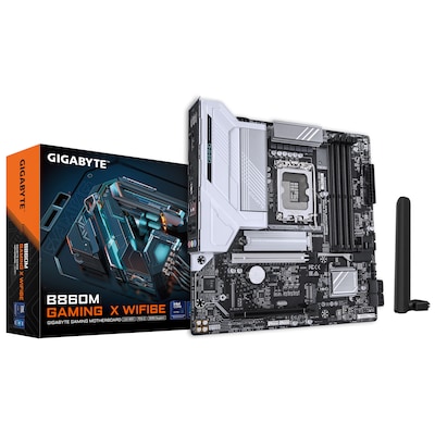 GIGABYTE B860M GAMING X WIFI6E mATX Mainboard Sockel 1851 DP/HDMI von Gigabyte