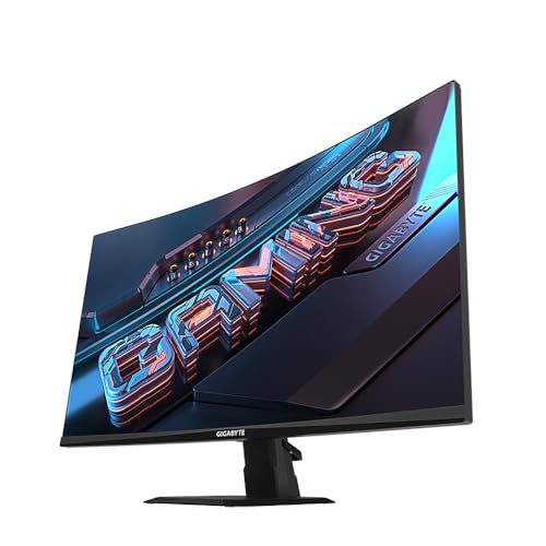 Gigabyte GS27QC 27" QHD Curved Gaming Monitor - 2560 x 1440 (QHD), 165Hz, 1ms, 250 cd/m², FreeSync Premium, HDR Ready, HDMI 2.0, DisplayPort 1.4 von Gigabyte