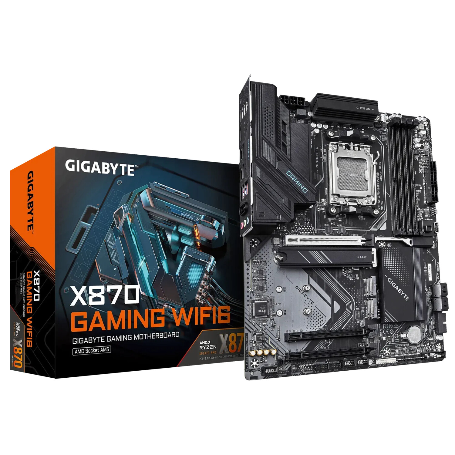 GIGABYTE X870 Gaming WIFI6 Mainboard Sockel AM5 von Gigabyte