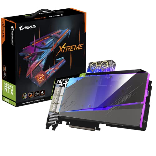 Gigabyte AORUS GeForce RTX 3080 Xtreme WATERFORCE WB 10GB Grafikkarte von Gigabyte