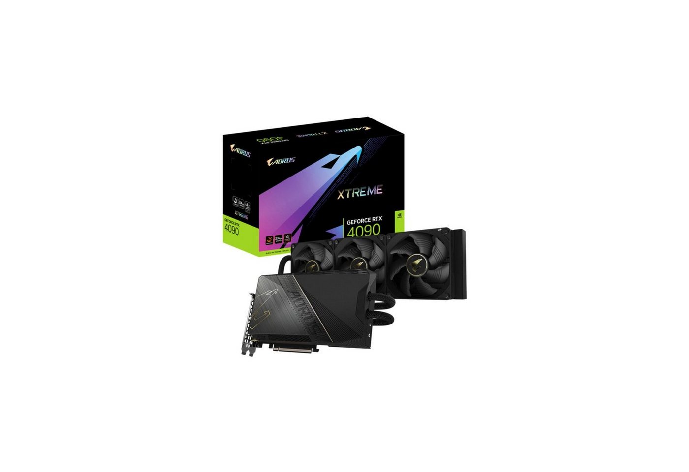 Gigabyte AORUS GeForce RTX 4090 XTREME WATERFORCE 24G Grafikkarte von Gigabyte