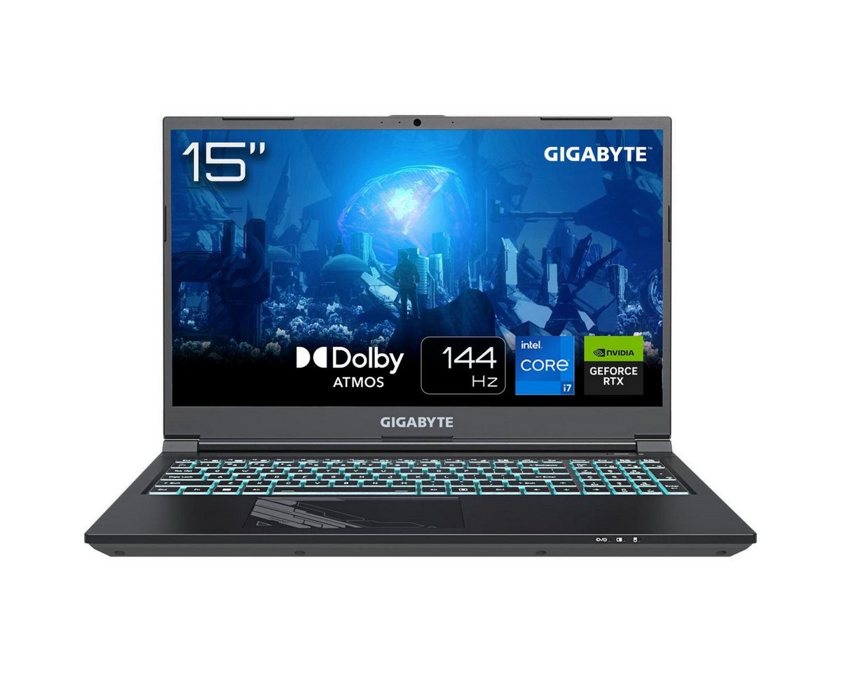 Gigabyte G5 MF5-H2DE354KH Gaming-Notebook (39.62 cm/15.6 Zoll, Intel Core i7 13620H, RTX 4050, 8000 GB SSD) von Gigabyte