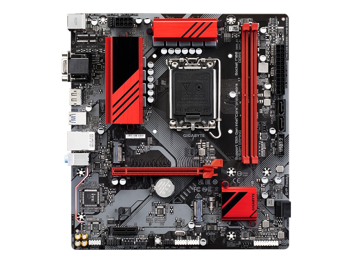 Gigabyte GIGABYTE B760M GAMING S1700 Mainboard von Gigabyte