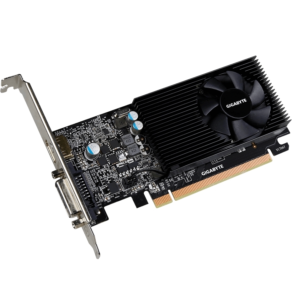 Gigabyte GeForce GT 1030 Low Profile 2G, 2GB GDDR5, DVI, HDMI von Gigabyte