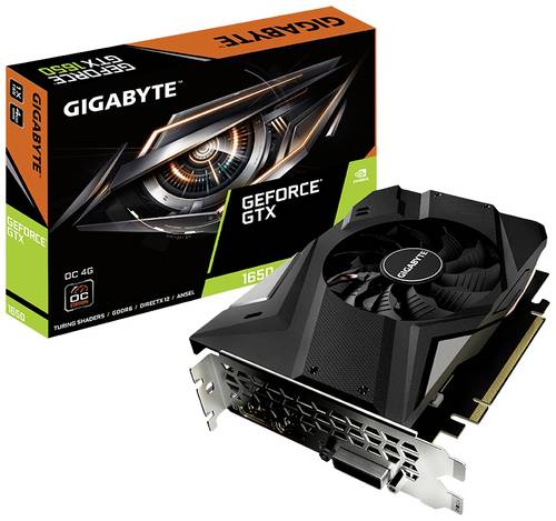 Gigabyte Grafikkarte Nvidia GeForce GTX1650 D6 OC 4GB GDDR6-SDRAM PCIe x16 DisplayPort, HDMI®, DVI von Gigabyte