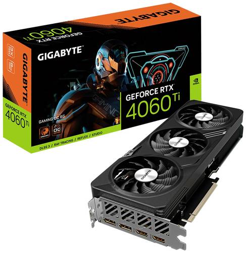 Gigabyte Grafikkarte Nvidia GeForce RTX 4060 Ti 8GB GDDR6-RAM PCIe, HDMI®, DisplayPort von Gigabyte