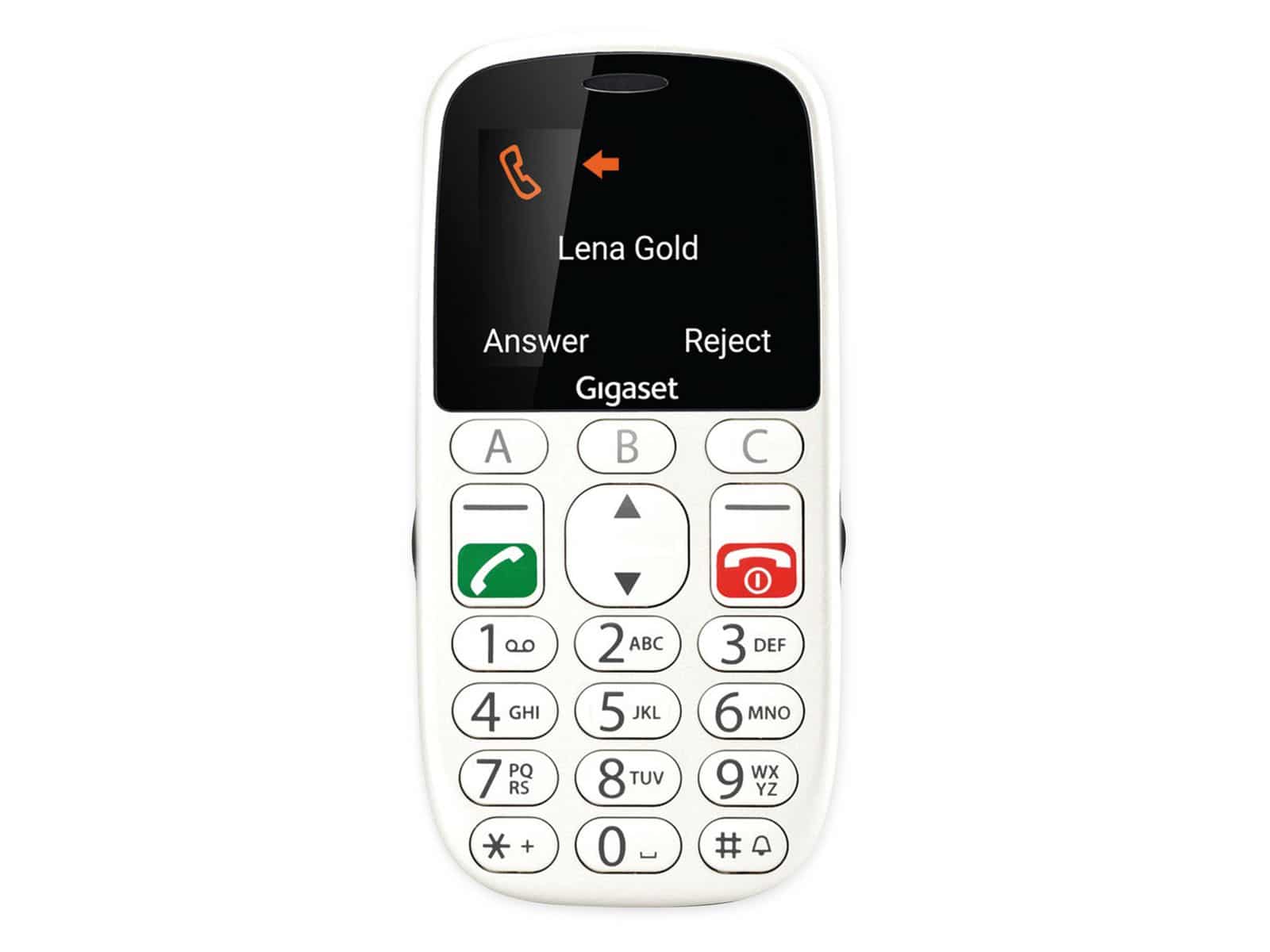 GIGASET Handy GL390, Dual-SIM, pearl white von Gigaset