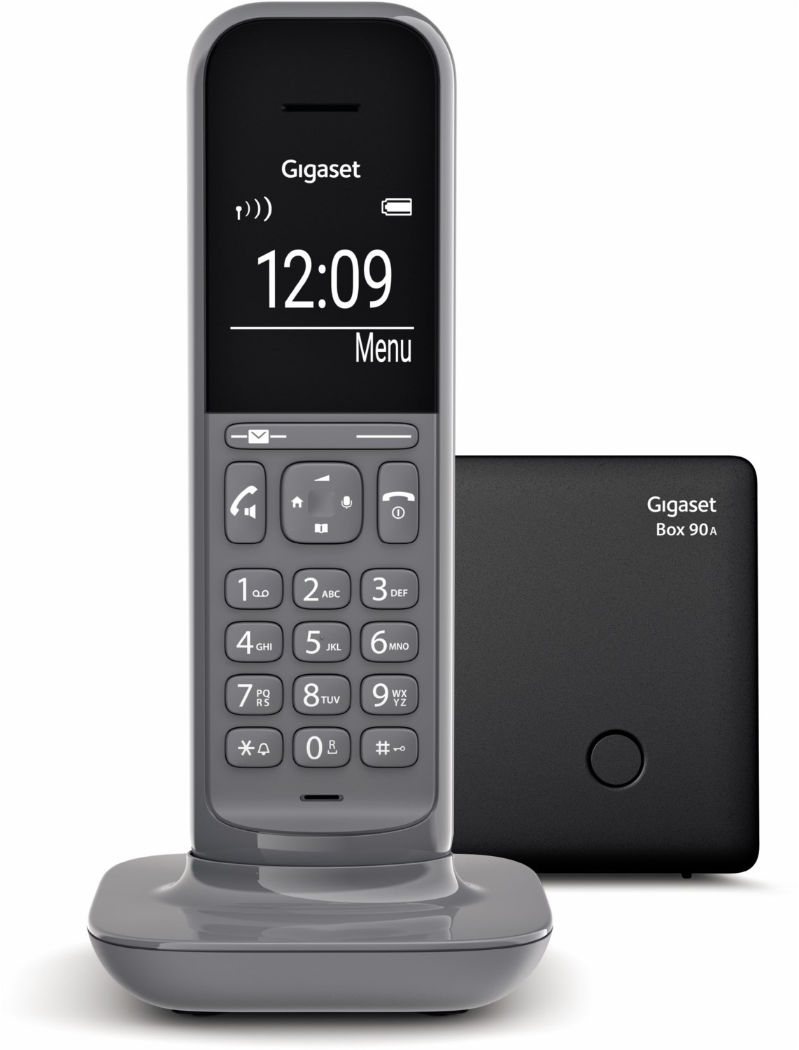 Gigaset CL390A Schnurlostelefon mit Anrufbeantworter Satellite Grey von Gigaset