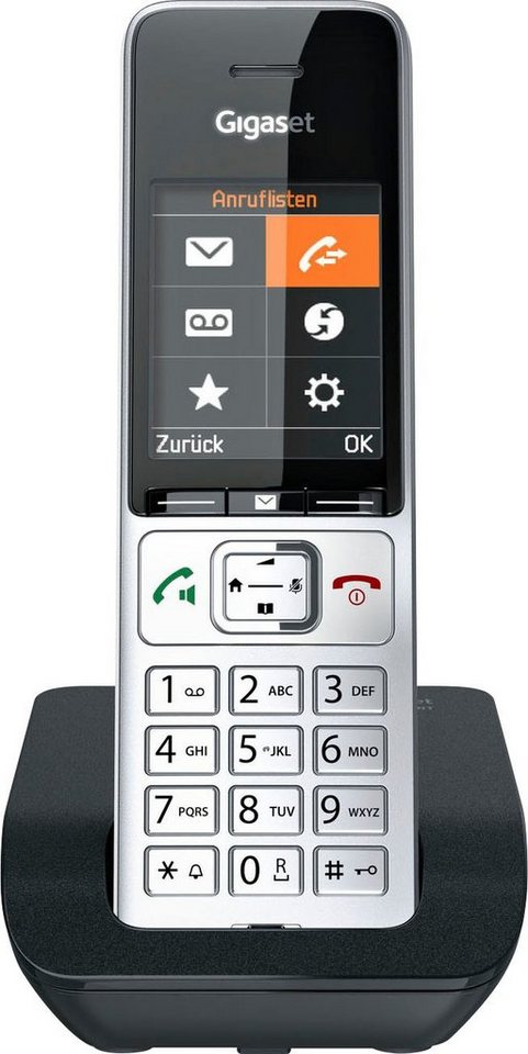 Gigaset COMFORT 500 Schnurloses DECT-Telefon (Mobilteile: 1) von Gigaset