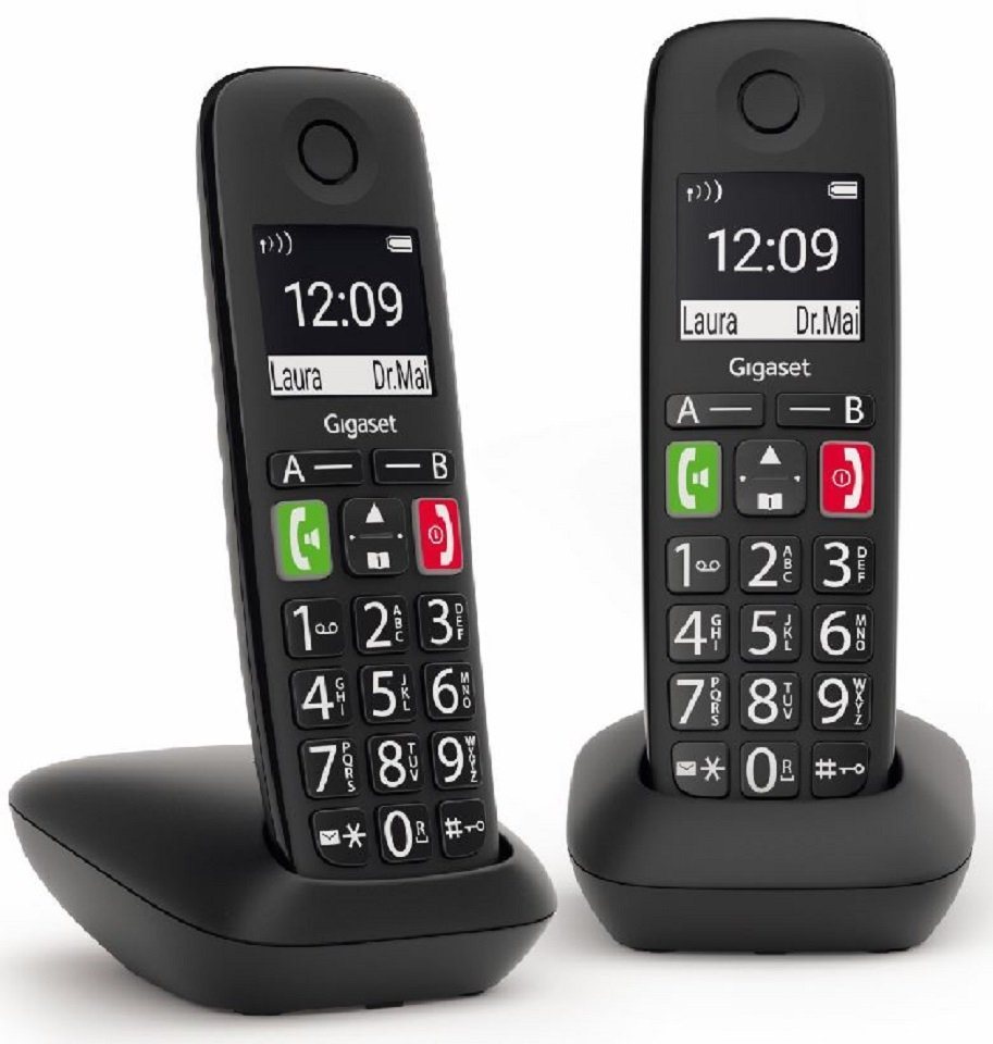 Gigaset E290 Duo Schnurloses DECT-Telefon von Gigaset