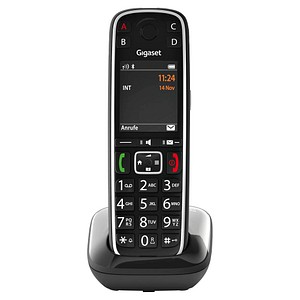 Gigaset E720 Schnurloses Telefon schwarz von Gigaset