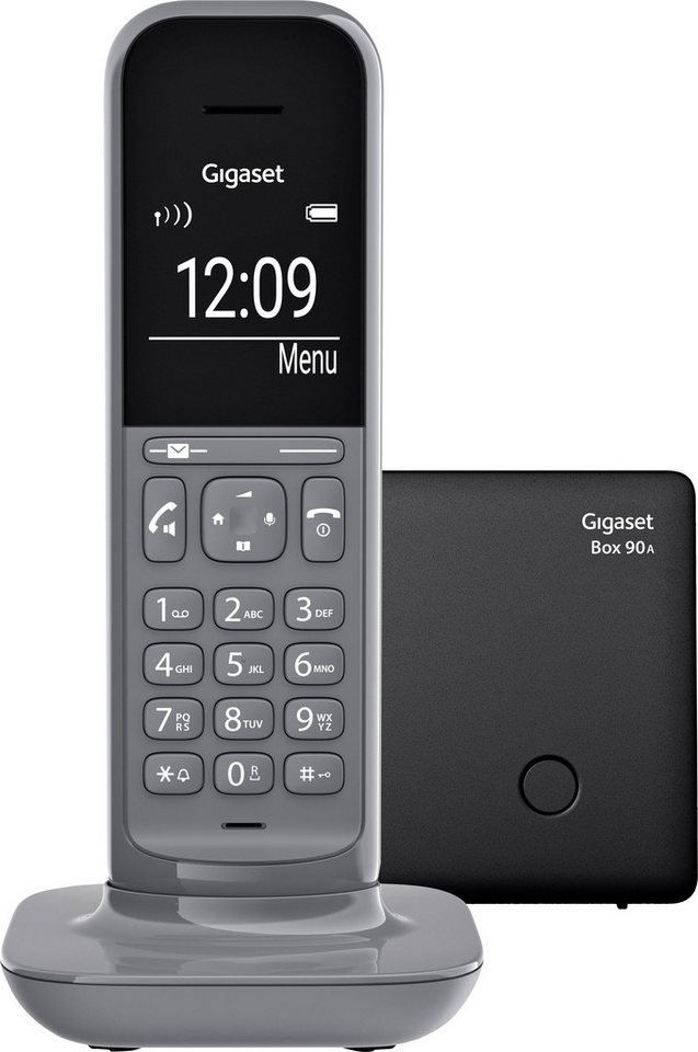 Gigaset GIGASET CL390A dark grey DECT/AB Festnetztelefon von Gigaset