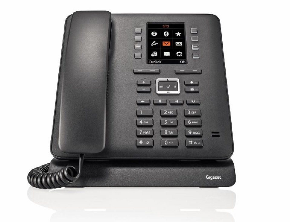 Gigaset T480 HX Schwarz Schnurloses DECT-Telefon von Gigaset