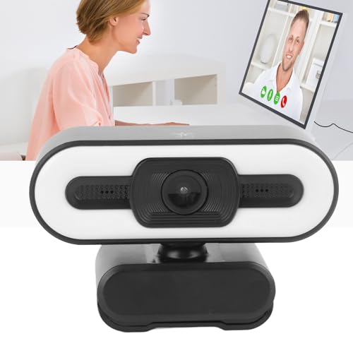 Gigicial 4K-Webcam, Webkamera Mit Mikrofon Und Fülllicht, Computer-USB-Webkamera Mit 1080P, Plug-and-Play, Funktioniert Mit PC/Mac/Laptop/Tablet Gigicial 4K-Webcam, Webkamera Mit Mikrofon Und Fülllicht, Computer-USB-Webkamera Mit 1080P, Plug-and-Play, Funktioniert Mit PC/Mac/Laptop/Tablet von Gigicial