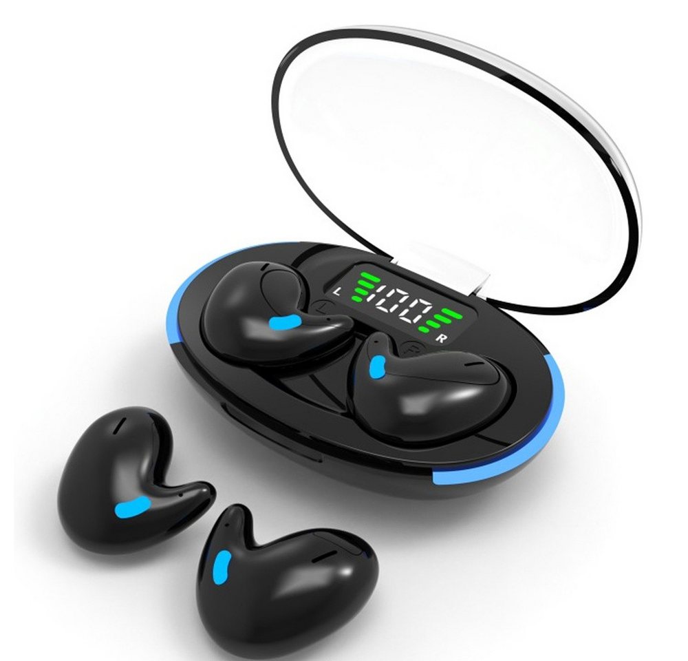 Gigicial Aktive In-Ear-Bluetooth-Ohrhörer – Echte kabellose Ohrhörer ( Schwarz)  Bluetooth-Kopfhörer von Gigicial