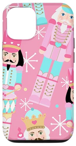 Hülle für iPhone 12/12 Pro Nussknacker, Rosa, für Weihnachten, Urlaub, Weihnachten von Gildel Design