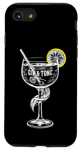 Gin and Tonic Outfit Sommer Party Cocktail Gin Liebhaber Hülle für iPhone SE (2020) / 7 / 8 von Gin mit Tonic Design für Herren Damen Party Drink