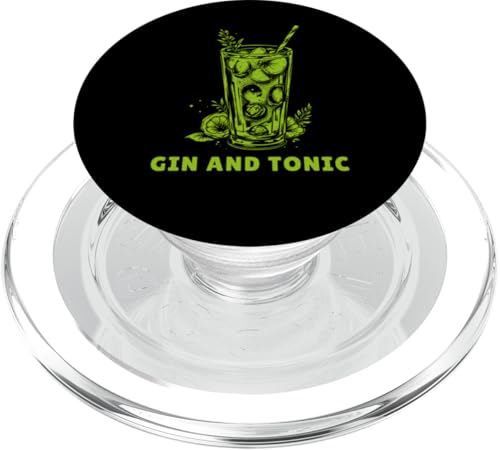 Gin and Tonic Outfit Sommer Party Cocktail Gin Liebhaber PopSockets PopGrip für MagSafe von Gin mit Tonic Design für Herren Damen Party Drink