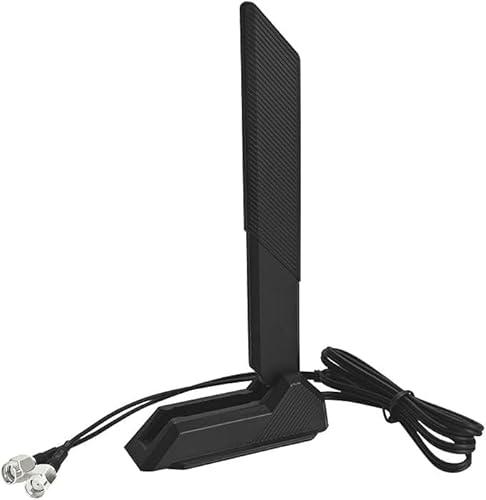 Gintai RP-SMA Dual-Band WiFi 6E Antenne für ASUS ROG Strix B550-F Gaming WiFi II/B550-PLUS/Prime B450M-A II/ROG Strix B650-A B650-PLUS B650E-F B550-A B760-I Z690-I Z790-Plus Z790-A Z790-E Gaming WiFi von Gintai