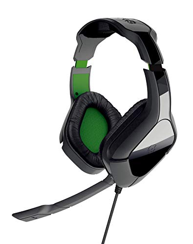 Gioteck Wired Stereo Gaming Headset, Xbox One, Schwarz/Silber/Grün von Gioteck