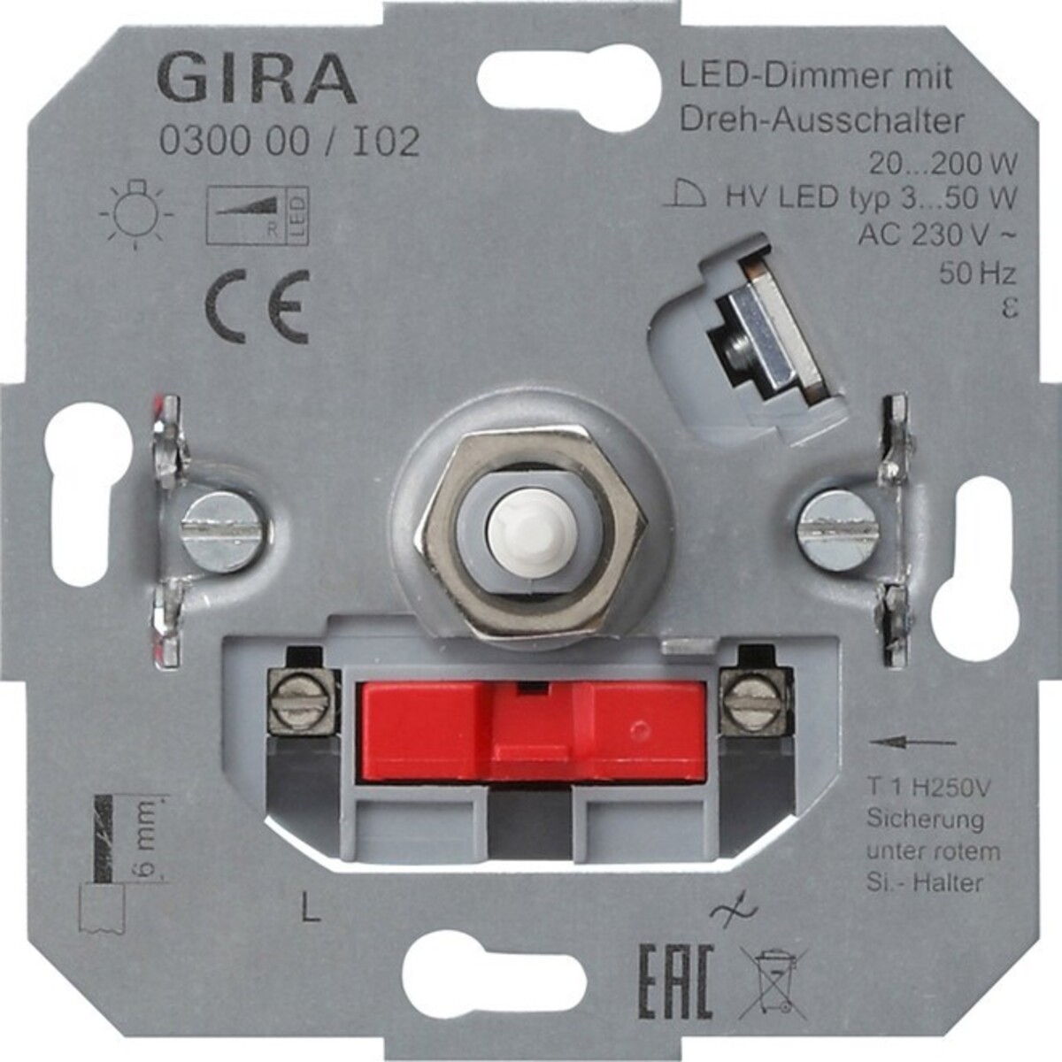 Gira LED-Dimmeinsatz 030000 von Gira