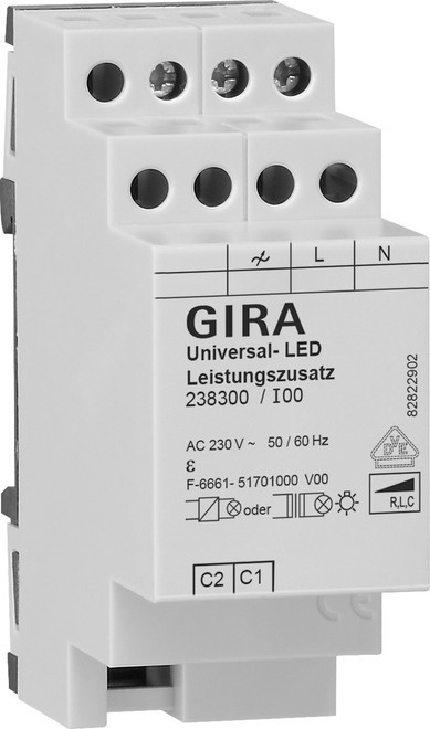 Gira Uni-LED-Leistungszusatz 238300 von Gira