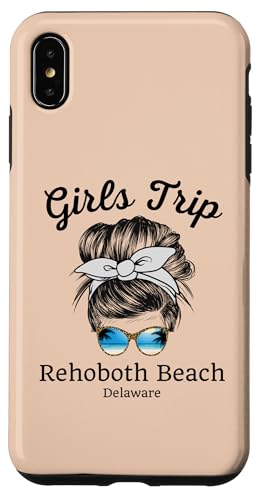 Hülle für iPhone XS Max Damen Mädchen Reise Urlaub Rehoboth Beach Delaware von Girls Trip Vacation Travel Co