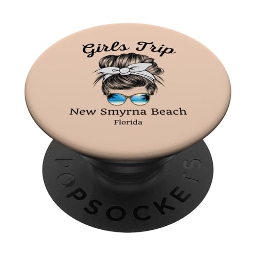 Reise für Frauen und Mädchen nach New Smyrna Beach, Florida PopSockets mit austauschbarem PopGrip von Girls Trip Vacation Travel Co