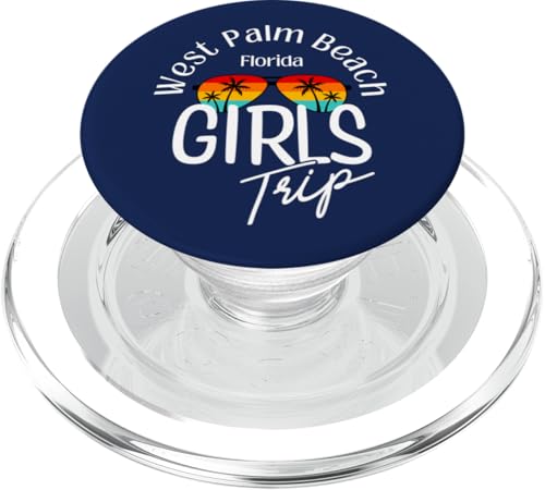 Damen Mädchen Trip West Palm Florida PopSockets PopGrip für MagSafe von Girls Trip Vintage & Co