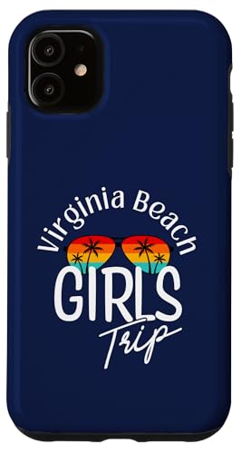 Hülle für iPhone 11 Virginia Beach Damen Mädchen Ausflug von Girls Trip Vintage & Co