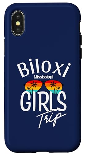 Hülle für iPhone X/XS Damen Mädchen Trip Biloxi Mississippi von Girls Trip Vintage & Co