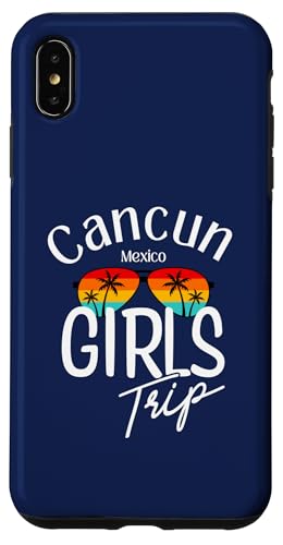 Hülle für iPhone XS Max Cancun Mexiko Damen Mädchen Trip Cancun von Girls Trip Vintage & Co