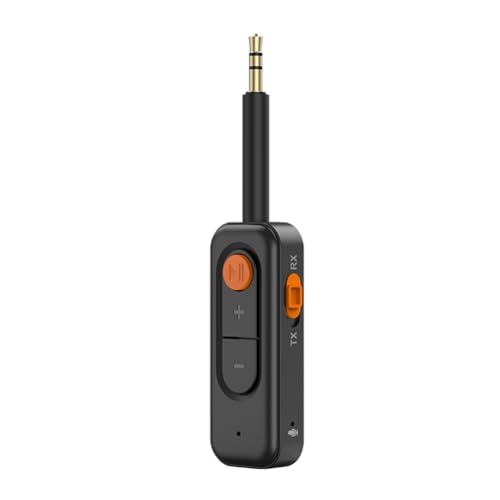 Giwnhvx 2-in-1-Audioempfänger, 3,5 mm AUX, Bluetooth 5.4, Stereo-Musikadapter, Auto-AUX-Adapter für TV, Autolautsprecher, Kopfhörer von Giwnhvx