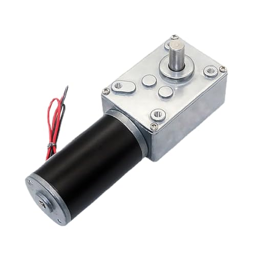 Giwnhvx 5840-31ZY Turbo Worm Encoder Micro DC Motor Selbstverriegelung, Geschwindigkeitsregelung, 12V Hochdrehmoment-Reduktionsgetriebemotor 12V80RPM von Giwnhvx