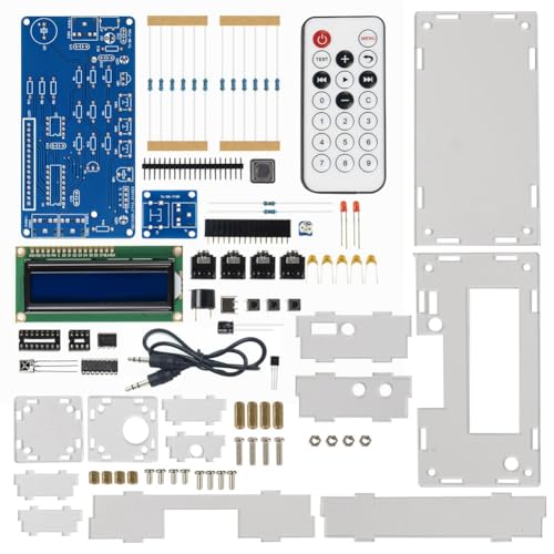 Giwnhvx DC 5V Morsecode Infrarot-Decoder Elektronisches DIY-Kit Wissenschaftliches Experiment Lustige Platine mit Gehäuse von Giwnhvx