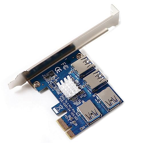 Giwnhvx PCIE PCI-E PCI Express Riser-Karte Riser-Karte 1X Bis 16X 1 Bis 4 USB 3.0-Steckplatz-Multiplikator-Hub-Adapter von Giwnhvx