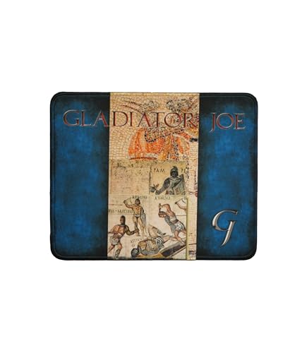 Gladiator Joe Quadratisches Mauspad, wunderschön, personalisierbar, Premium-Textur-Design, waschbares Mauspad, Lycra-Tuch, rutschfeste Gummiunterseite, Computer-Mauspads für kabellose Maus, GJMP0002 von Gladiator Joe