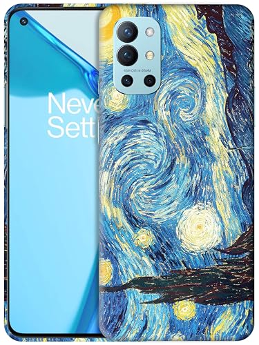 GlamCase Schutzhülle für OnePlus 9R, OnePlus 9R, Sternennacht-Design, bedruckt, schlank und elegant, niedlich, Kunststoff, Hartschale, zum Aufstecken, für OnePlus 9R, Weiß von GlamCase