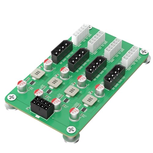 Glanhbnol 6/8Pin Bis 8 Wege 5/12V Netzteil Breakouts Board Flexible Stromverteilungslösung Für 2 5/3 5" SSD von Glanhbnol