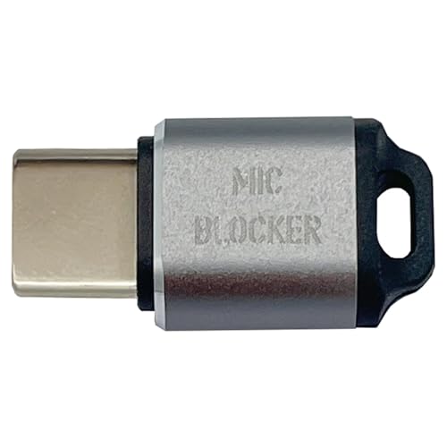 Glanhbnol Mikrofon Sperre USB C Single Ended MIC Blocker Kabellos Schutz Tragbar Für Die Arbeit Einfach Zu Transportieren von Glanhbnol