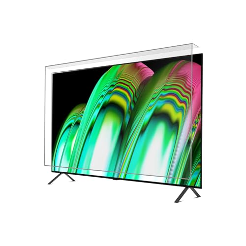 GlassZilla TV Bildschirmschutz 140 Bildschirm (55 Zoll)| Anti-Schaden Bildschirmschutz für Fernseher| TV-Schutz für LCD,LED, 4K OLED und HD| Langlebiger Displayschutz| Einfache Installation 32-65 Zoll von GlassZilla