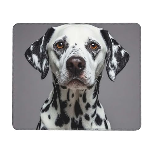 MousePad Kleines Mauspad mit rutschfester Gummiunterseite, Dalmatiner-Mauspads für Mann und Frau, Computer-Mauspad für kabellose Maus, Tastaturmatte, Gaming-Schreibtischunterlage für Zuhause von GlbnSHeric