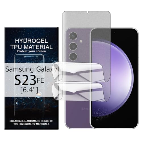 Glcrrpu 2 x matte TPU-Displayschutzfolie für Samsung Galaxy S23 FE [6,4 Zoll], Hydrogel-Folie, blendfrei, Anti-Fingerabdruck, kratzfest, 2 Stück von Glcrrpu