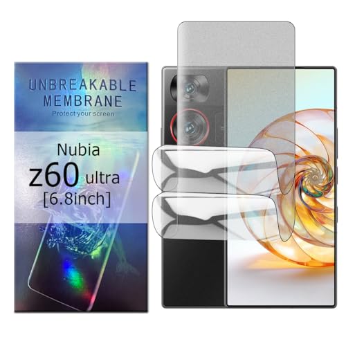 Glcrrpu 2 Stück Matt TPU Schutzfolie für ZTE nubia Z60 Ultra 5G[6.8inch],Folie Hydrogel Entspiegelte Displayschutzfolie,Display Blendschutz,Anti-Fingerabdruck,Anti-Kratzer von Glcrrpu