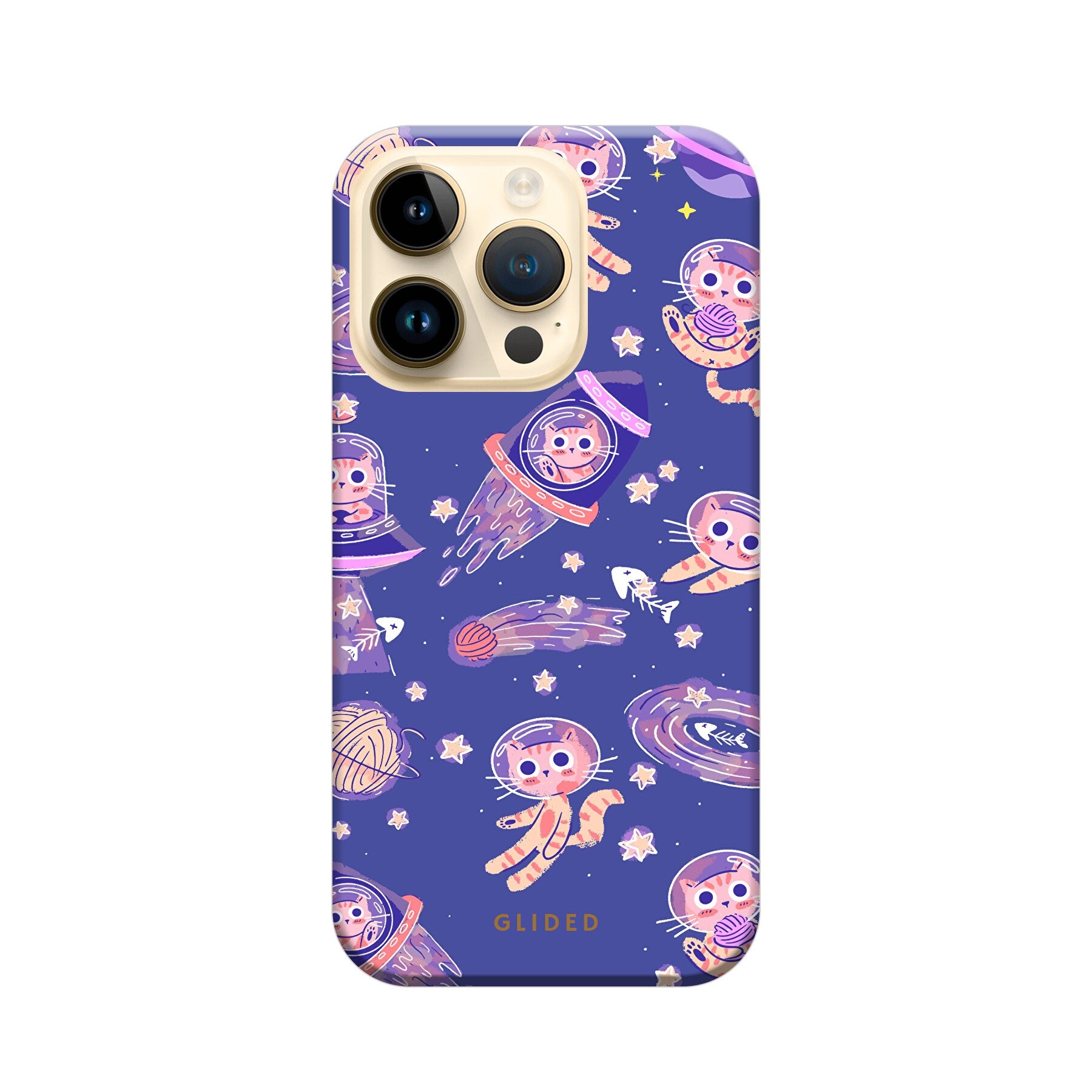 Space Cat - iPhone 14 Pro Handyhülle - Soft case von Glided