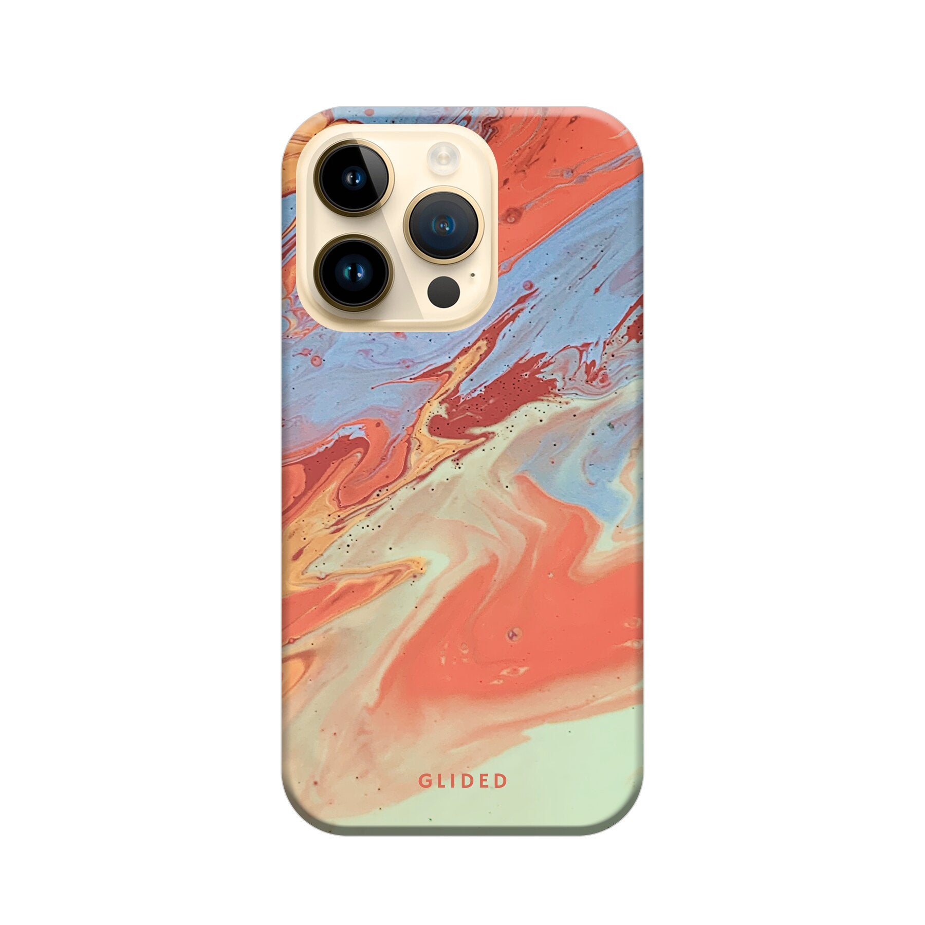 Watercolor - iPhone 15 Pro Handyhülle - Crossbody case mit Band von Glided